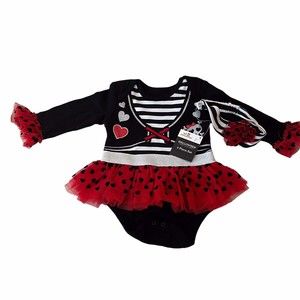 Way to Celebrate Infant 3-6M Halloween Costume Ladybug Pirate 2‎ Piece NWT